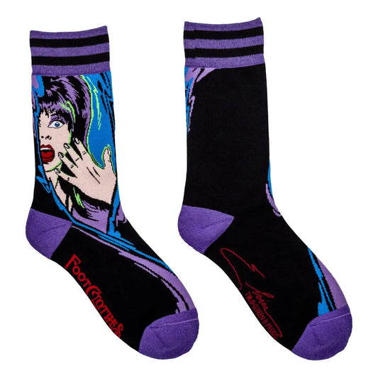 Unisex Purple Elvira Socks