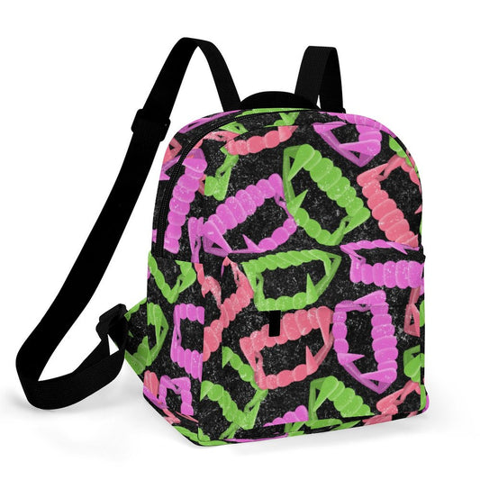 Multi Color Fang Mini Back Pack