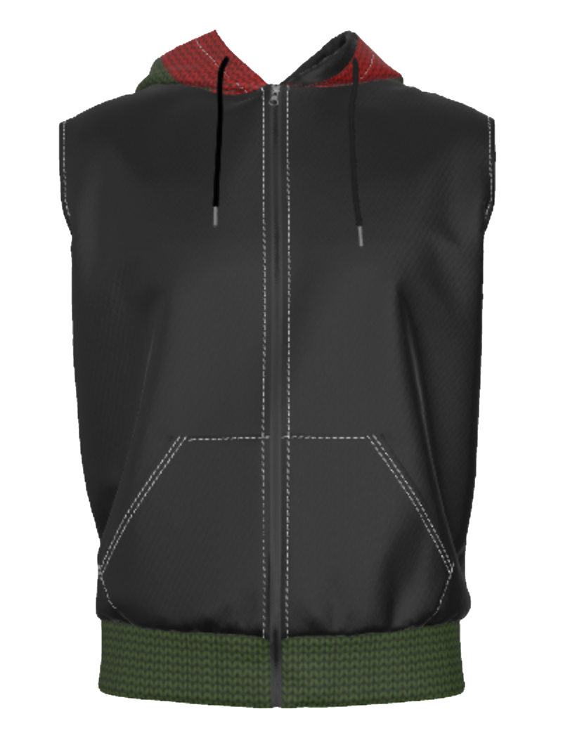 Unisex Bad Dreamz Zip Up Vest