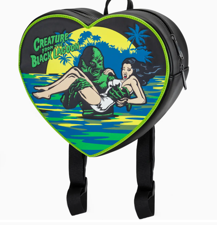 Officially Licensed Creature from the Black Lagoon Heart Back Pack