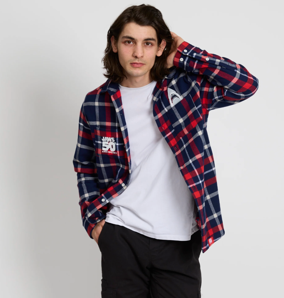Officially Licensed Jaws Flannel