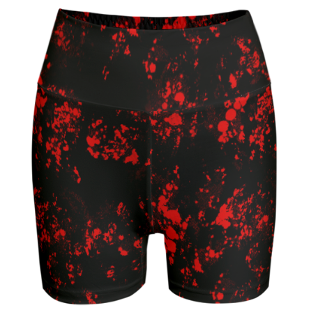 Blood Splatter Bicycle Shorts