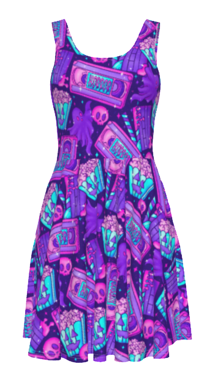 Movie Night Skater Dress