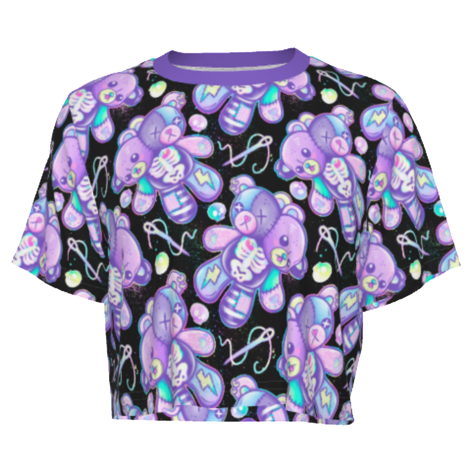 Scary Beary Crop Top