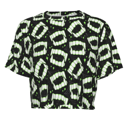 Neon Fangz Crop Top