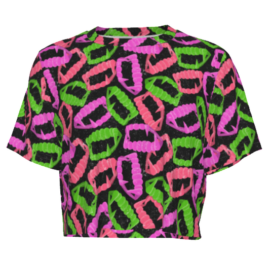 Rainbow Fangz Crop Top