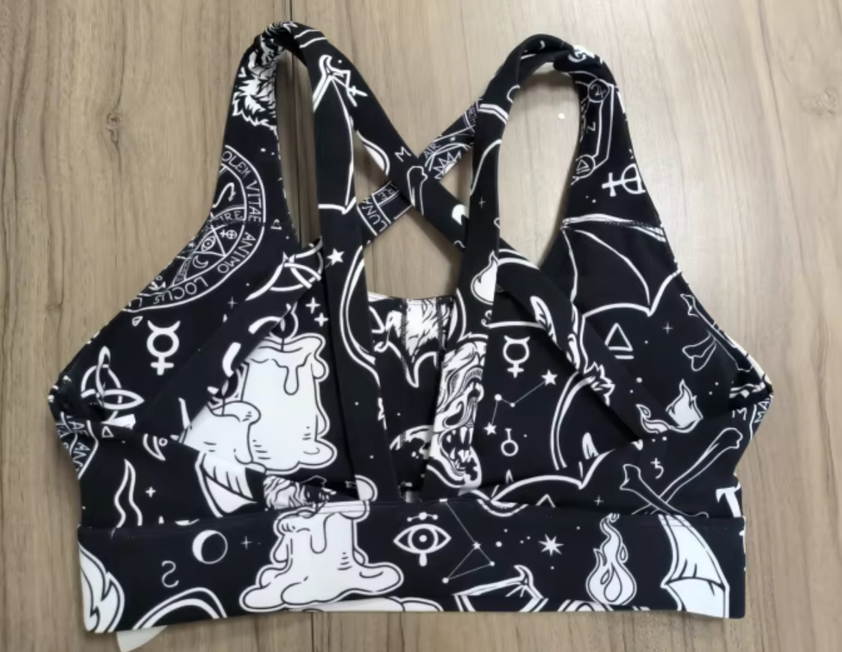 Luxury Nostferatu Sports Bra