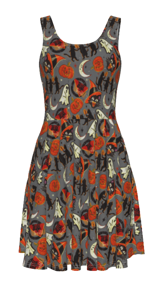 Halloween Skater Dress