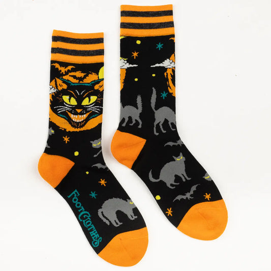 Unisex Black Cat Socks