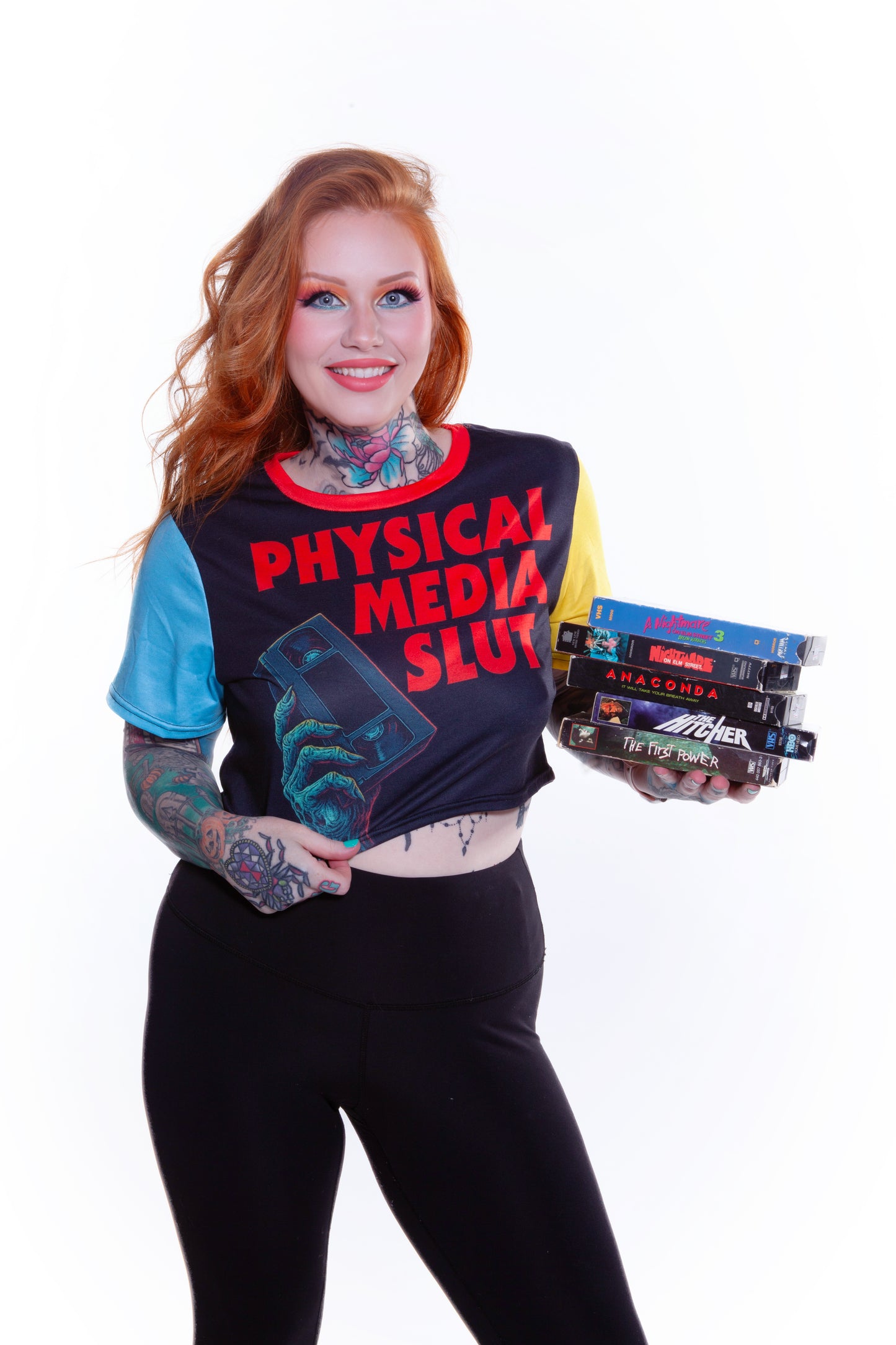 Physical Media Slut Crop Top