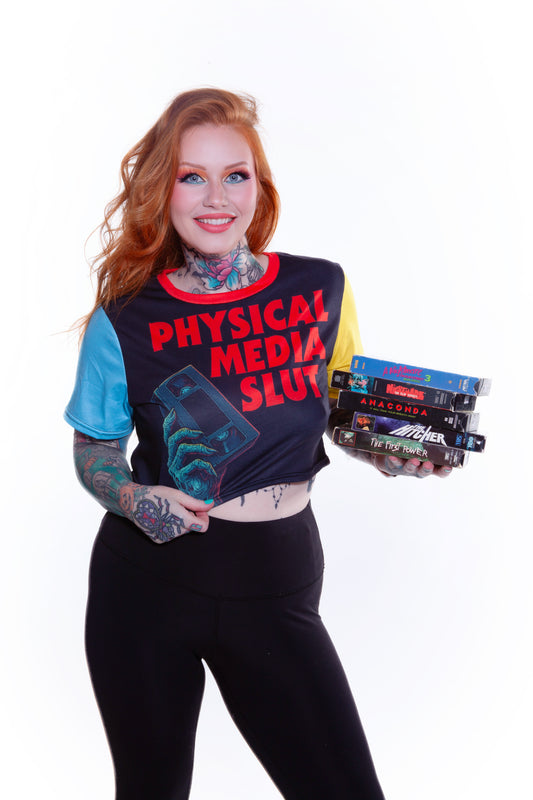 Physical Media Slut Crop Top