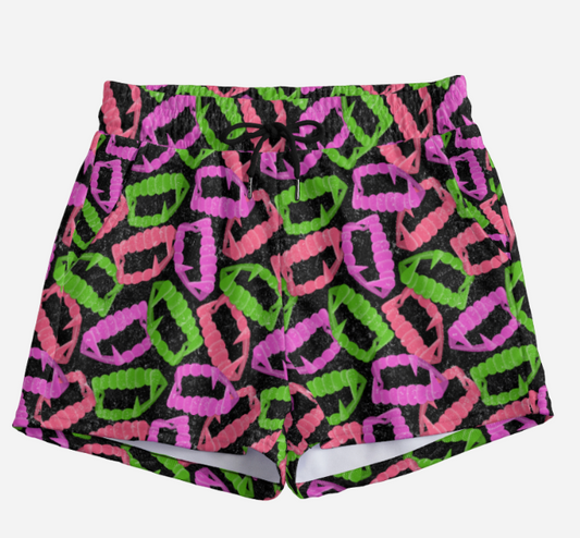 Neon Fangs Shorts