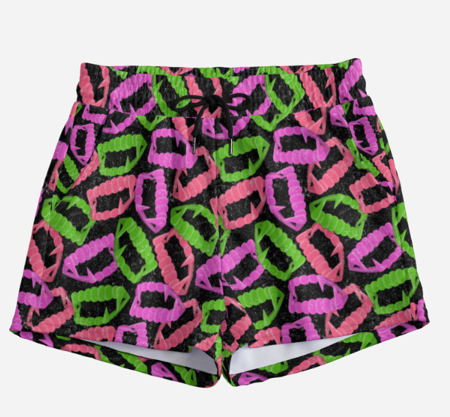 Neon Fangs Shorts