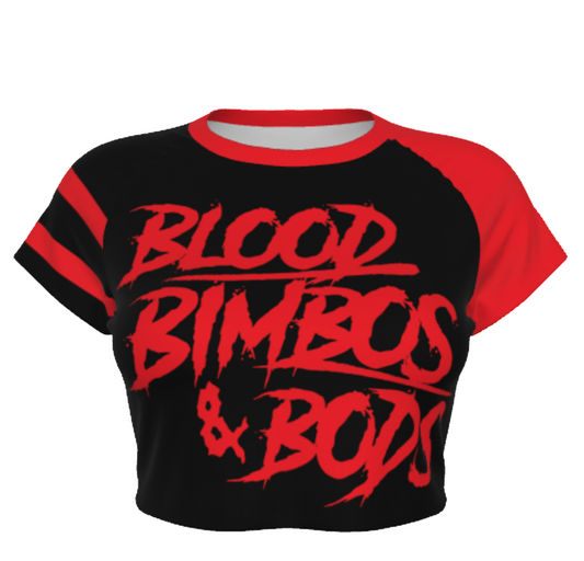 Blood Bimbos and Bods Crop Top