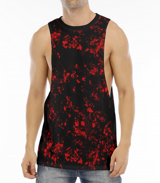 Blood Splatter Unisex Stringer Tank