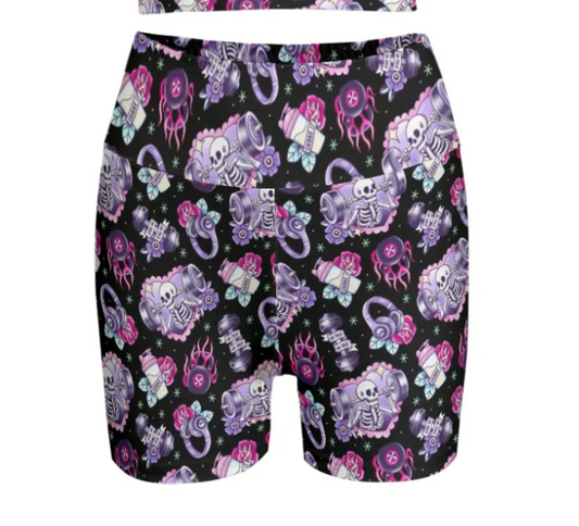 Creepy Cute Fitness Bicycle Shorts