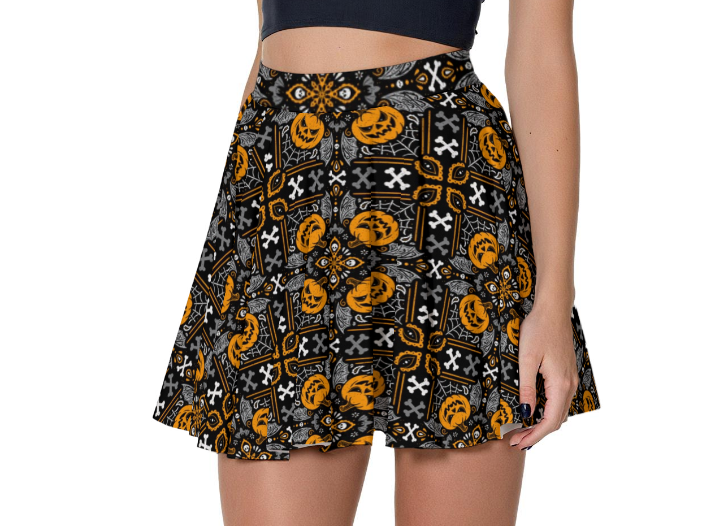 Halloween Bandana Skirt