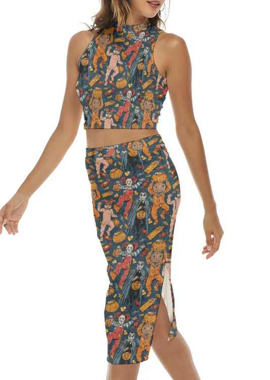 Check Your Candy Skirt and Tank Set